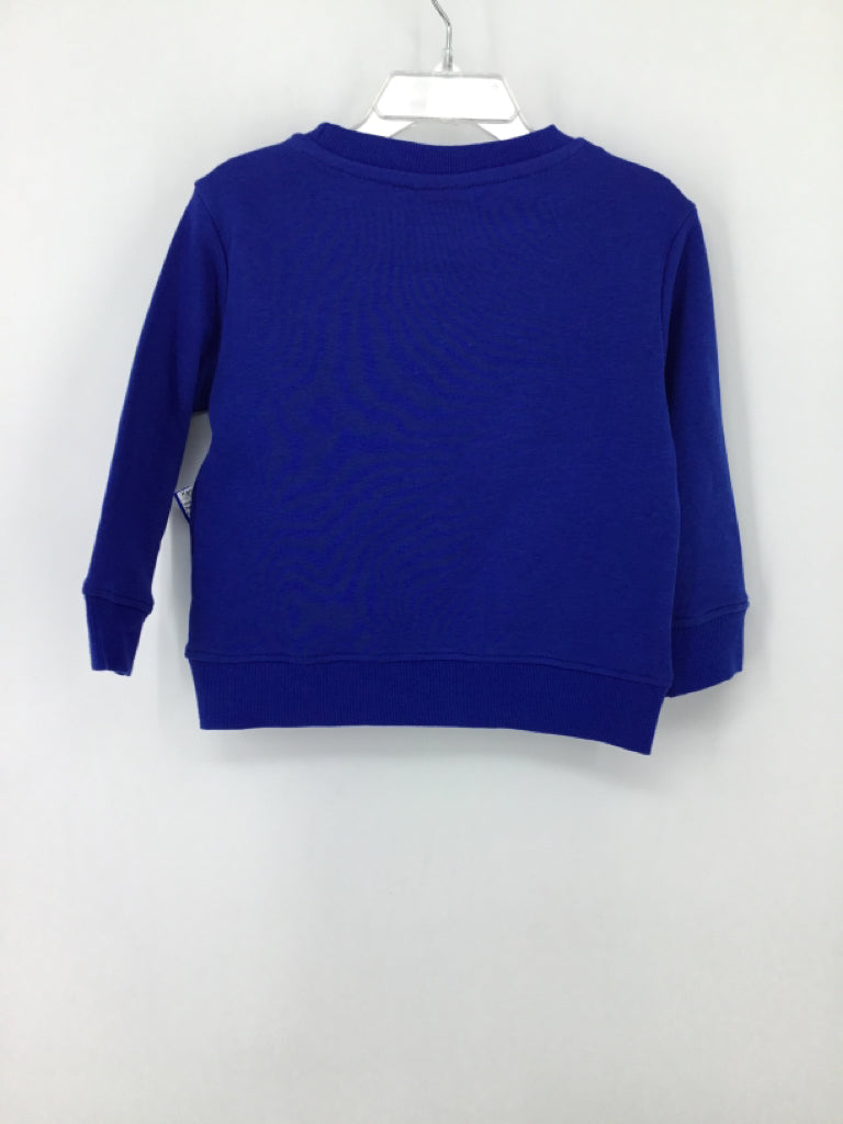Champion Child Size 2 Blue screen printed Sweatshirt - boys