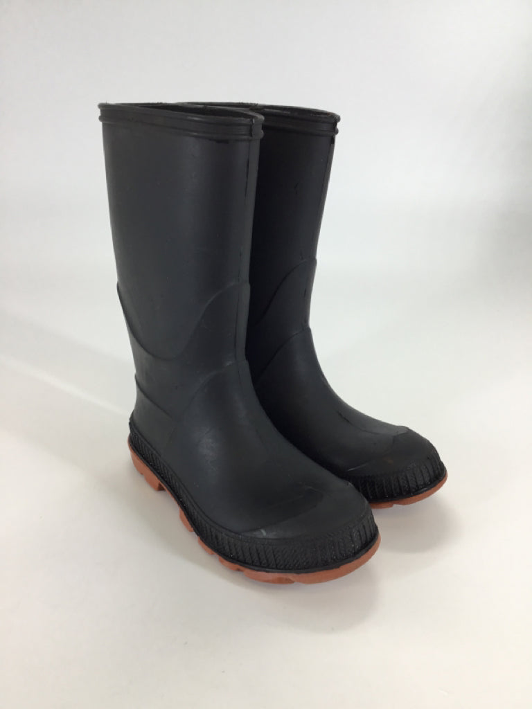 brandless Child Size 11 Black Rain/Snow Boots
