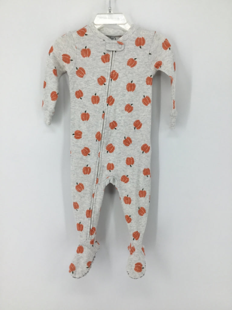 Child of Mine Child Size 12 Months Gray Halloween Sleeper