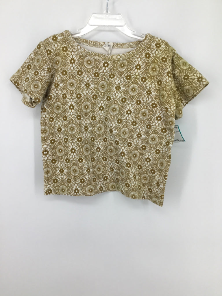 Kate Quinn Organics Child Size 6 Yellow Shirt - girls