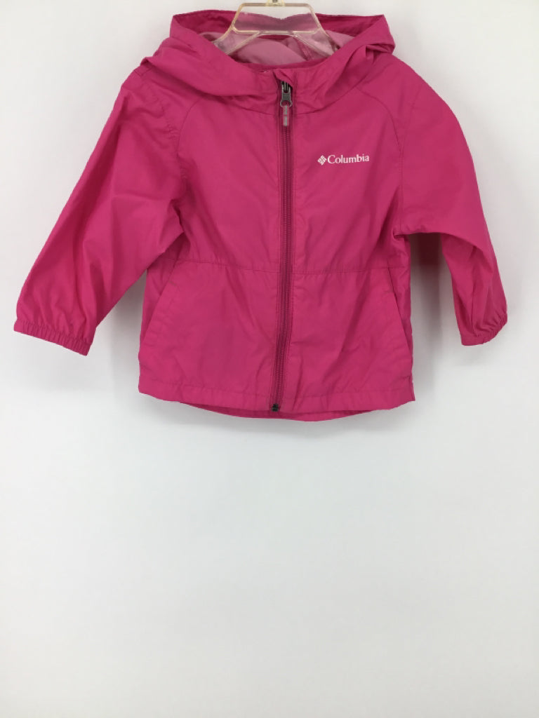 Columbia Child Size 2 Pink Raincoat - girls