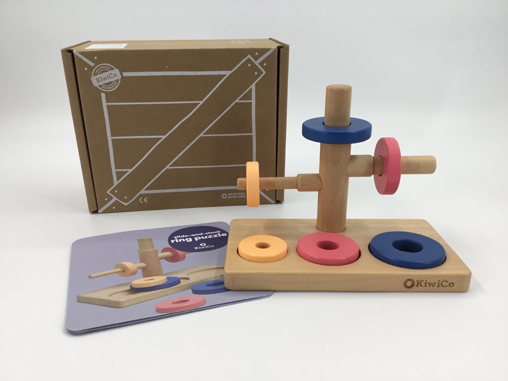 Kiwi Co Slide-and-Stack Ring Puzzle