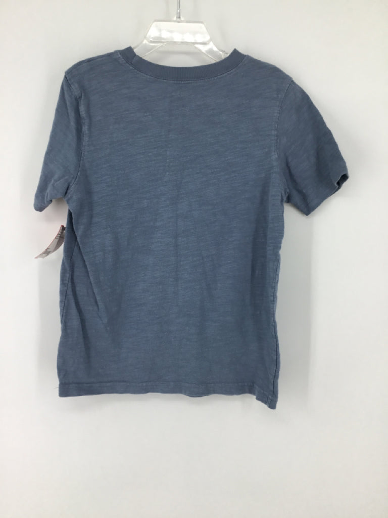 Carter's Child Size 7 Blue screen printed T-shirt - boys