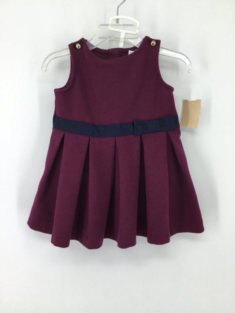 Janie and Jack Child Size 12-18 Months Purple Dress - girls