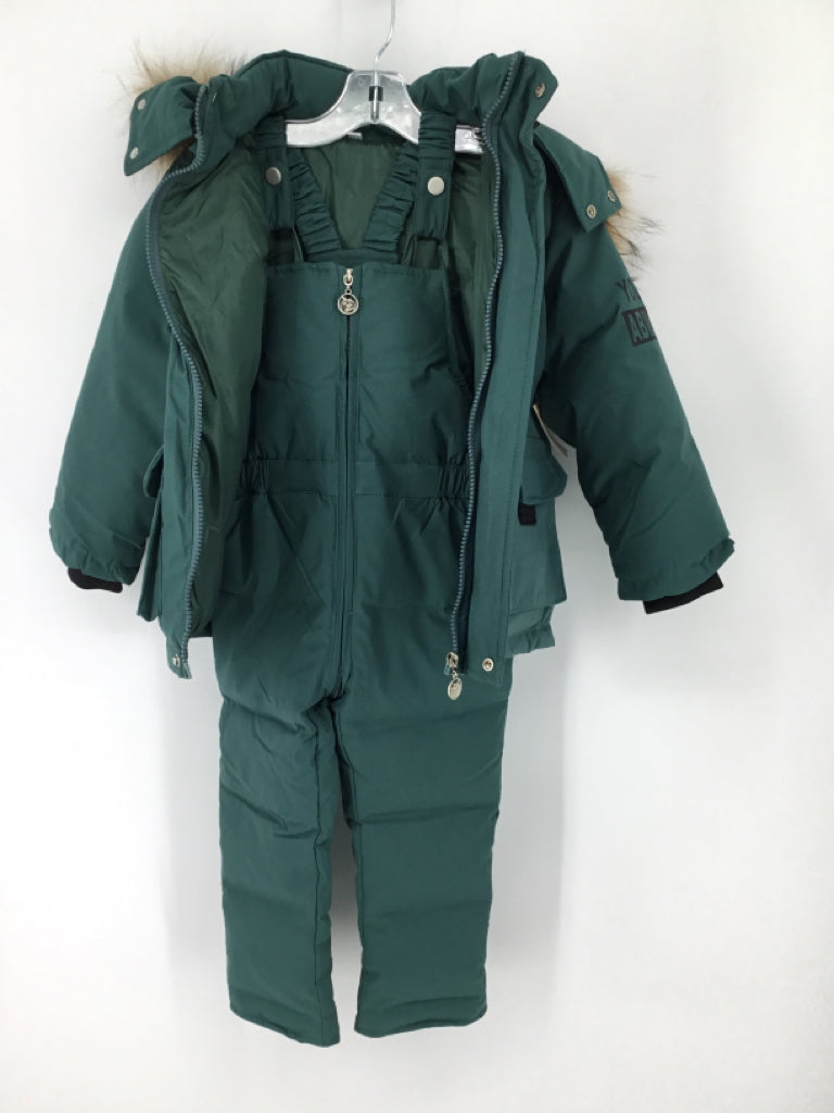 brandless Child Size 5 Green Solid Outerwear - boys