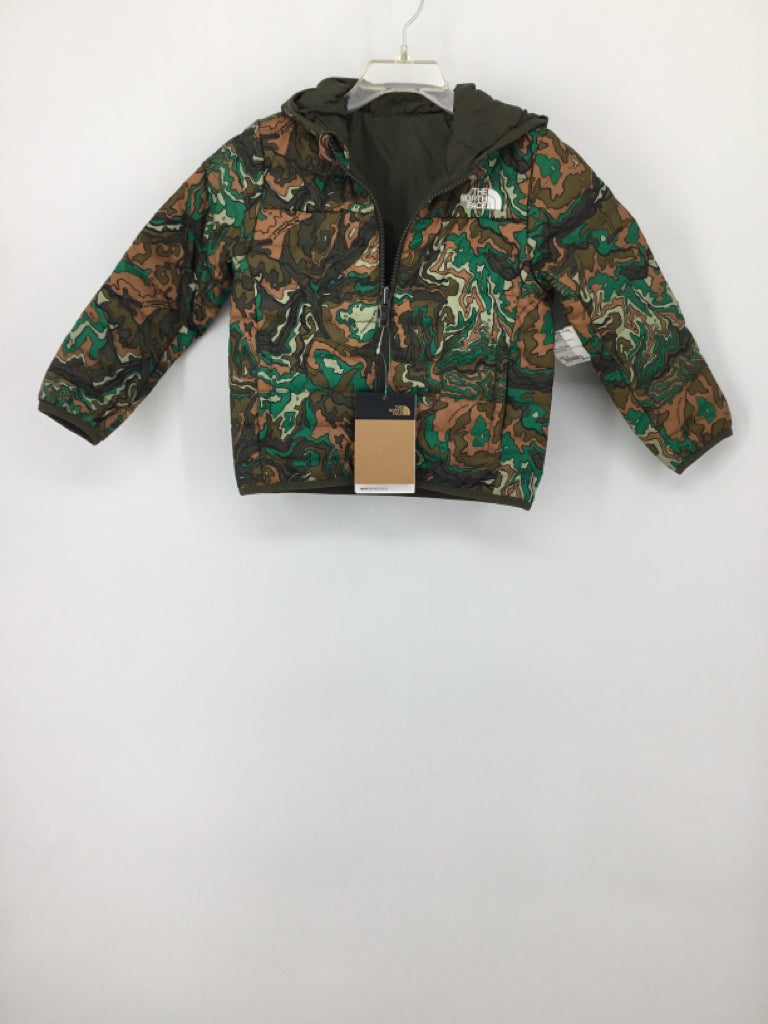 The North Face Child Size 3 Green Print Outerwear - boys