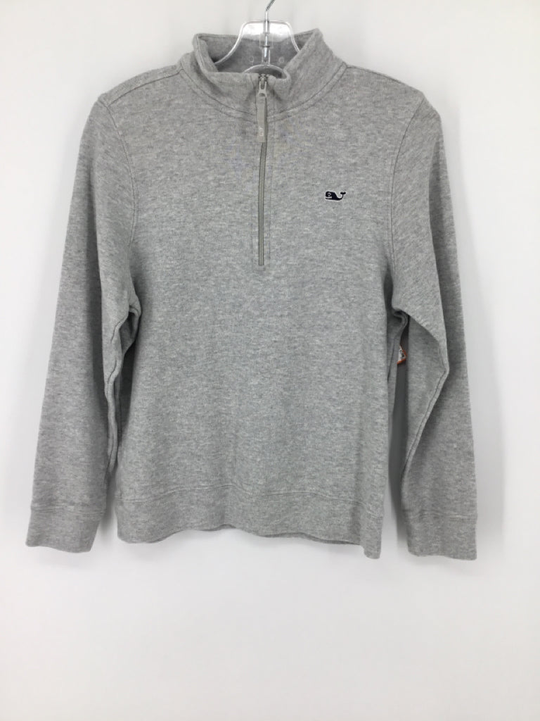 vineyard vines Child Size 8 Gray Solid Shirt - boys