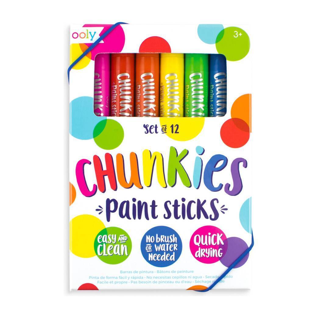 Ooly Chunkies Paint Sticks Set of 12
