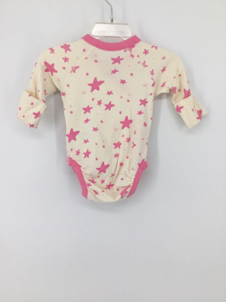 Moon & Back by Hanna Andersson Child Size 0-3 Months Pink Onesie