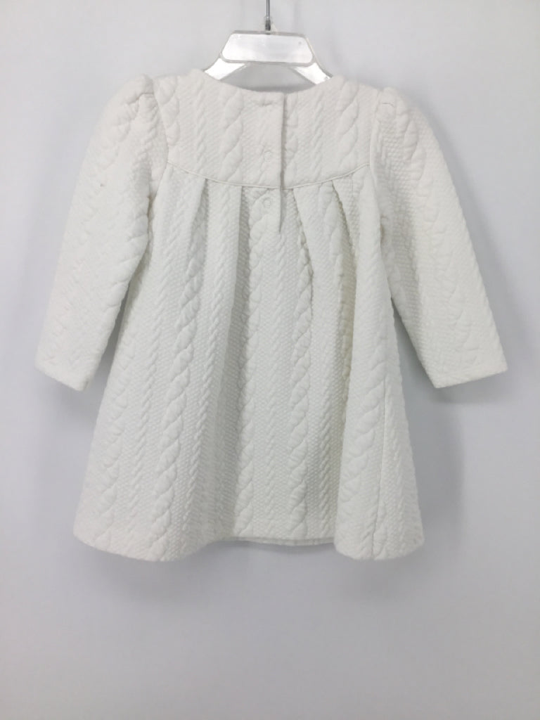 Janie and Jack Child Size 12-18 Months White Dress - girls