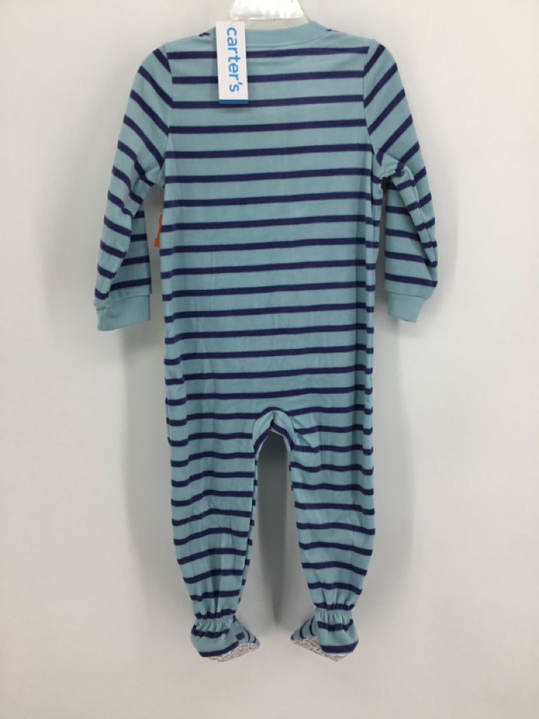 Carter's Child Size 2 Toddler Blue Sleepers