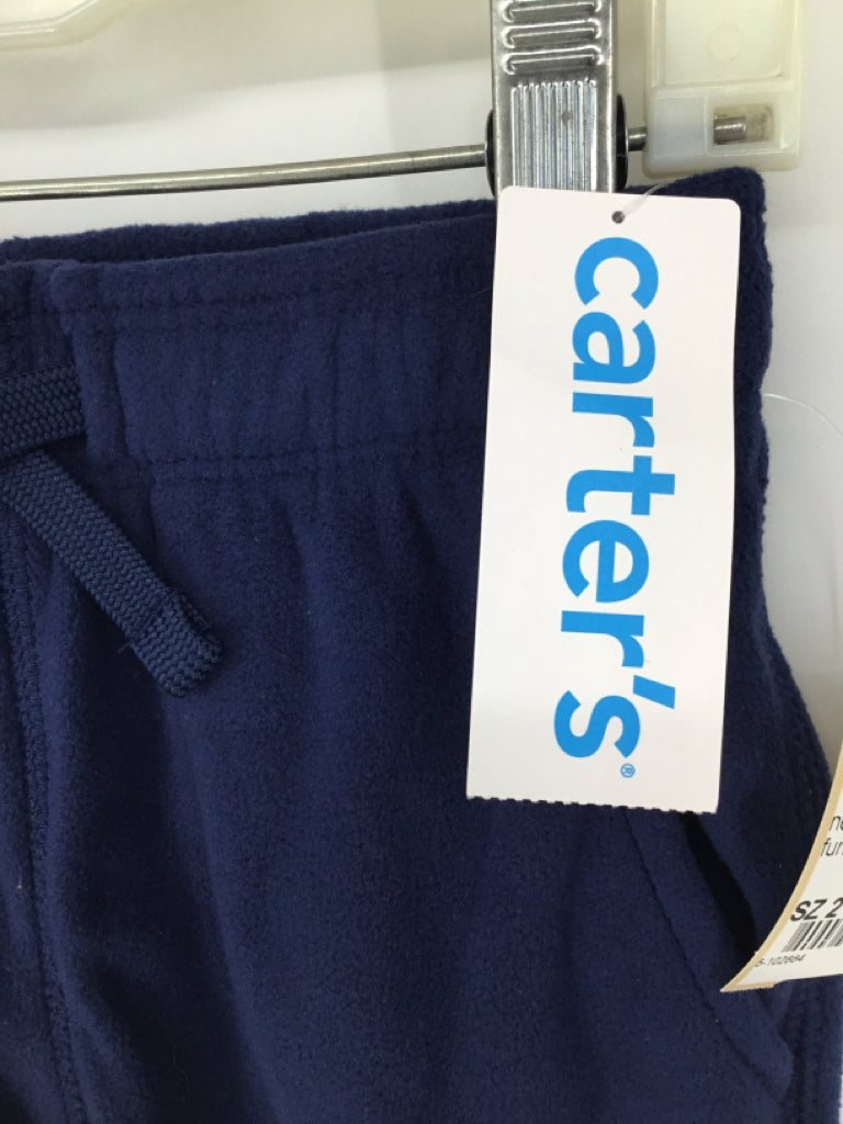 Carter's Child Size 2 Slim Navy Solid Pants - boys