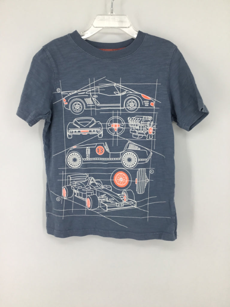Carter's Child Size 7 Blue screen printed T-shirt - boys