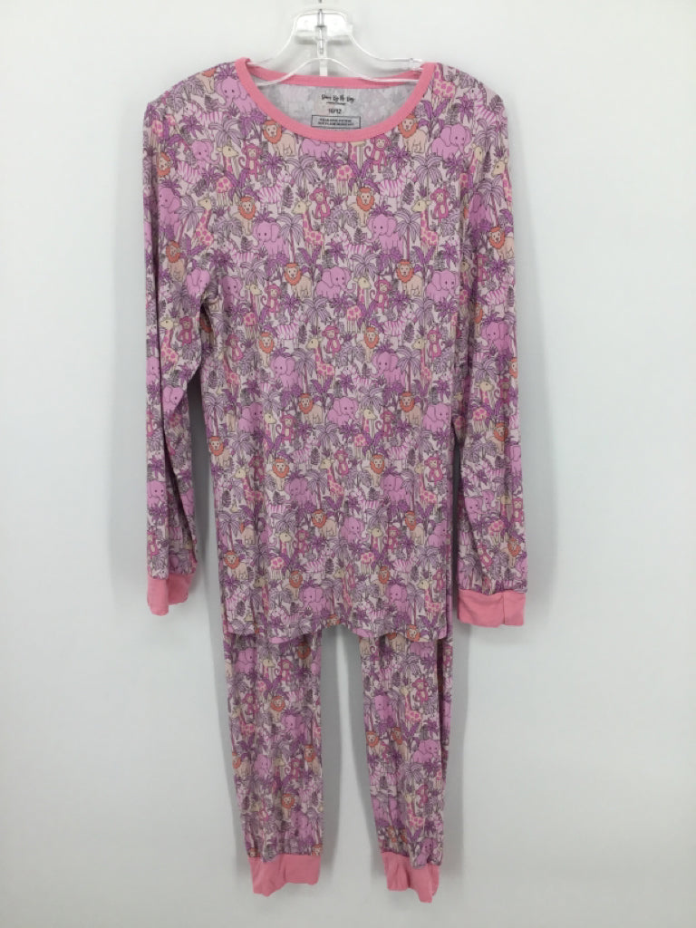 Down By the Bay Child Size 10 Pink Pajamas - girls