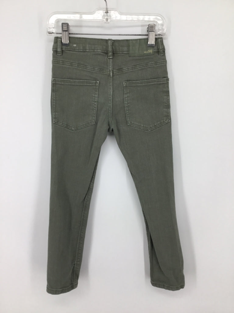 Zara Child Size 5 Green Jeans - girls