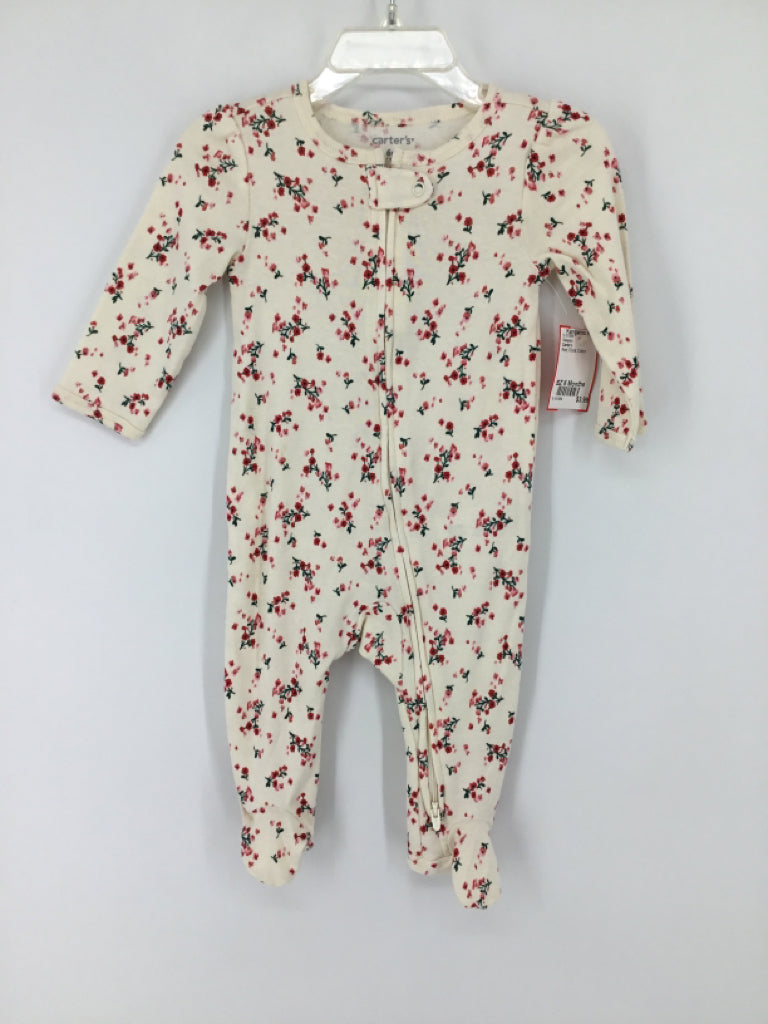 Carter's Child Size 6 Months Red Sleepers