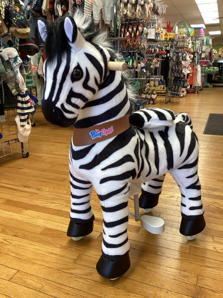 Pony Cycle Model U® Zebra Ride-On Toy Age 4–7