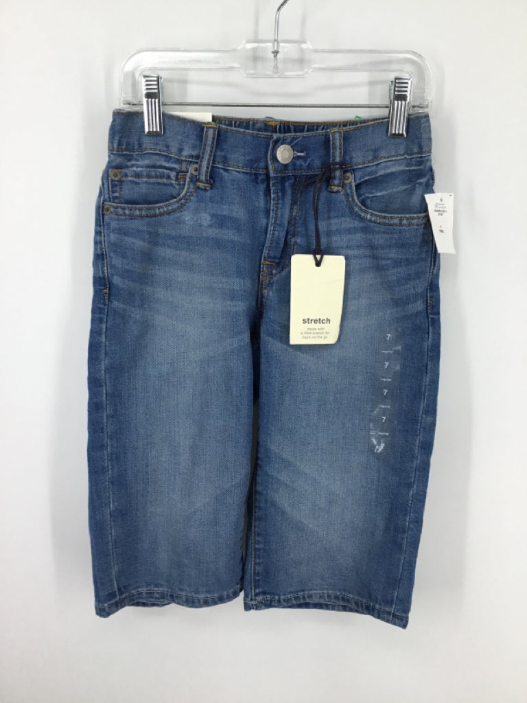 Gap Kids Child Size 7 Blue Solid Shorts - boys