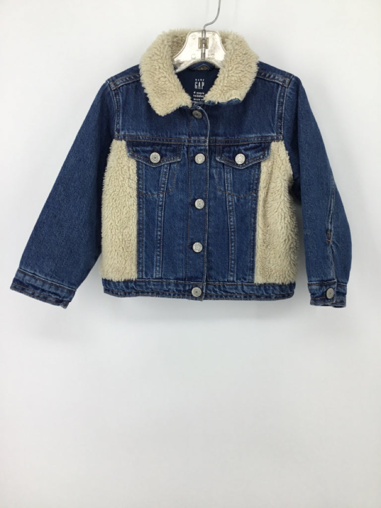 Baby Gap Child Size 4 Blue Jacket - girls