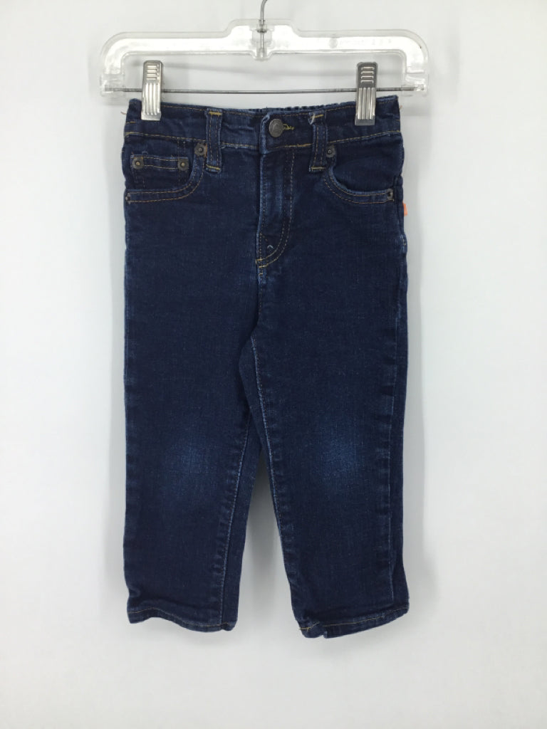 Ralph Lauren Child Size 24 Months Blue Solid Jeans - boys