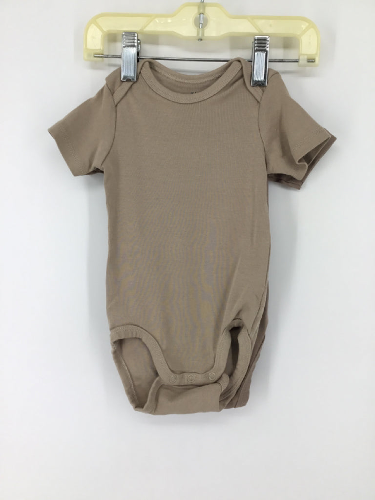 H & M Child Size 9 Months Tan Onesie