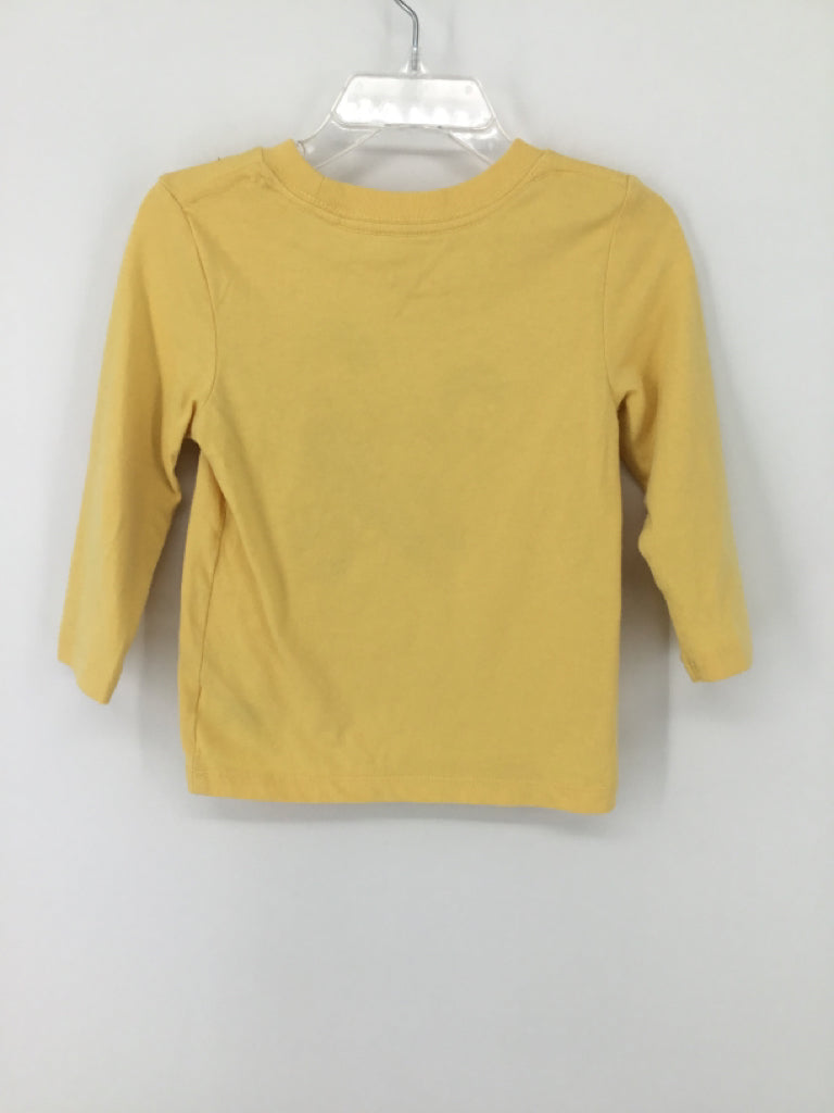 Cat & Jack Child Size 18 Months Yellow T-shirt - girls