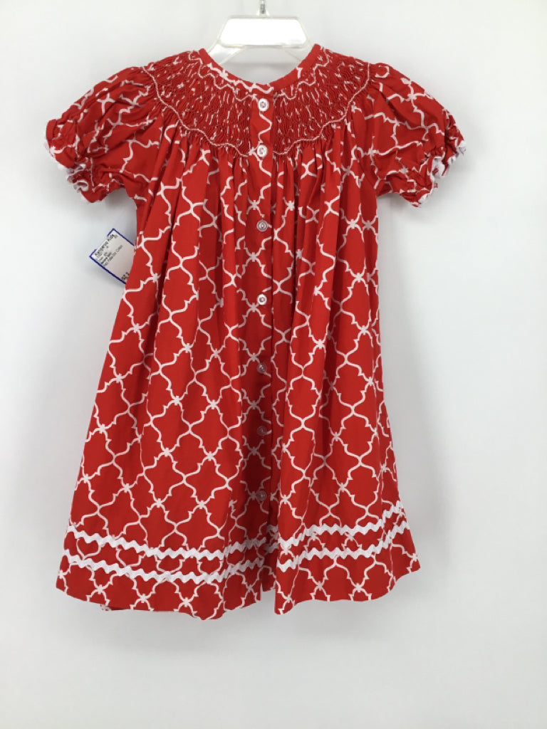 Banana Split Child Size 2 Red Dress - girls