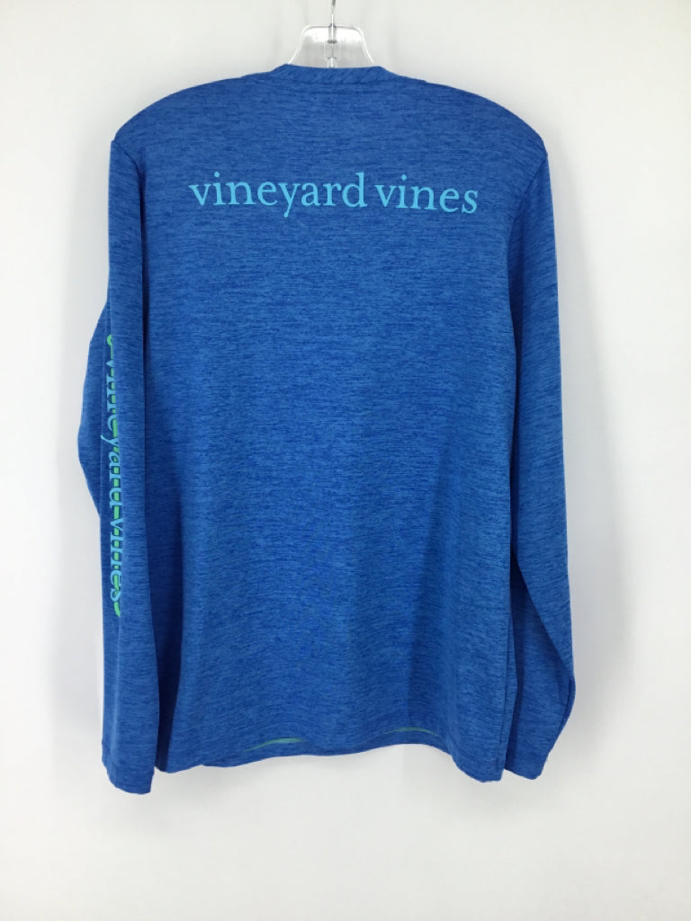 vineyard vines Child Size 12 Blue Marbled T-shirt - boys
