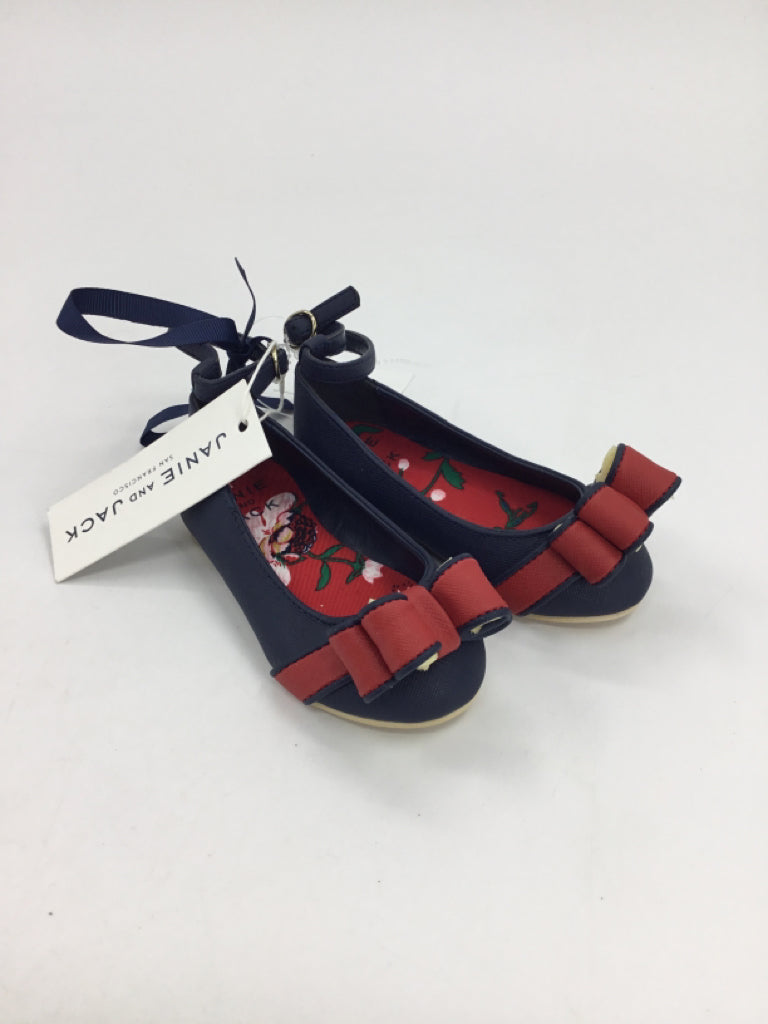 Janie and Jack Child Size 5 Toddler Navy Dress Shoes