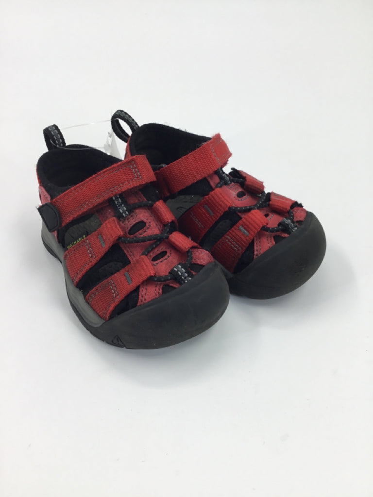 Keen Child Size 6 Toddler Red Sandals/Flip Flops