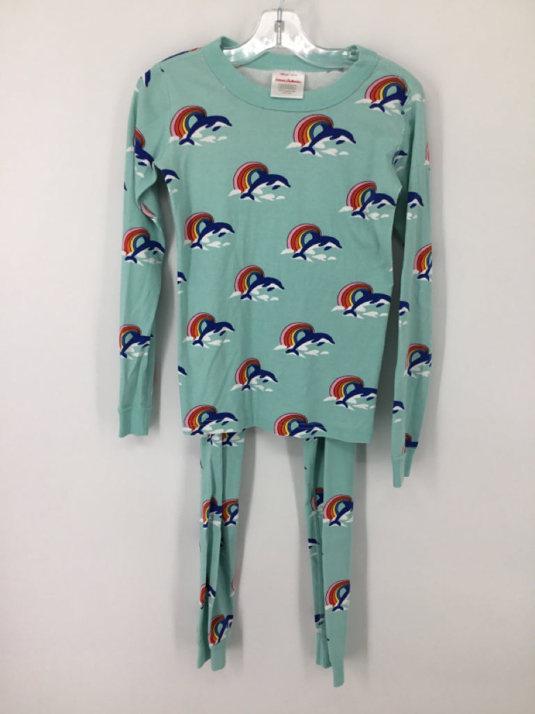 Hanna Andersson Child Size 10 Blue Pajamas - girls