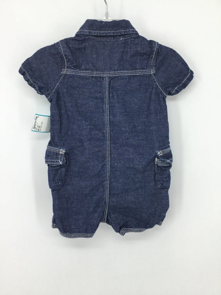 Baby Gap Child Size 3-6 Months Blue Solid Outfit - boys