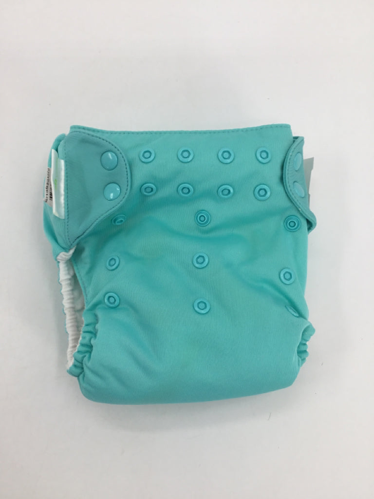 Bum Genius Child Size One Size Blue Solid Pocket Cloth Diaper