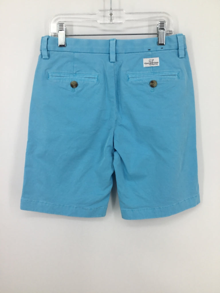 vineyard vines Child Size 10 Blue Solid Shorts - boys
