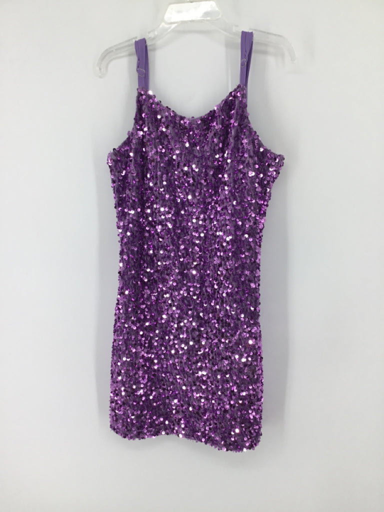 Mia Child Size 7 Purple Dress - girls