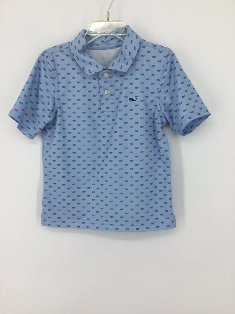 vineyard vines Child Size 4 Blue Stars & Stripes Shirt