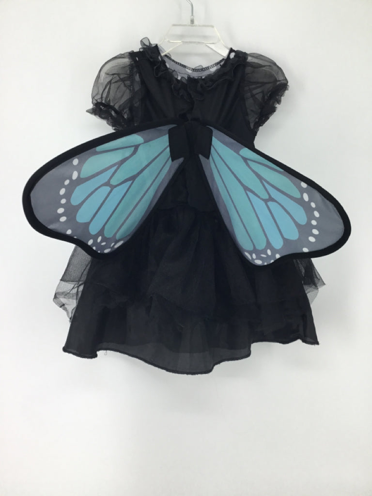 brandless Child Size 2 Black Butterfly Halloween Costume