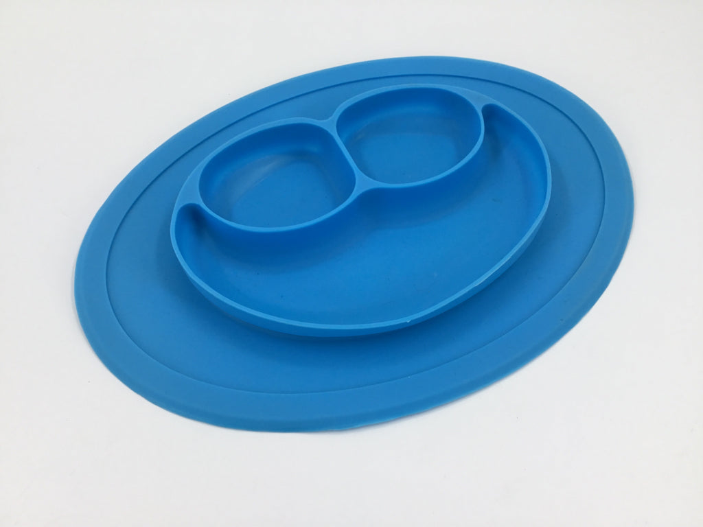 Blue Silicone Divided Suction Plate