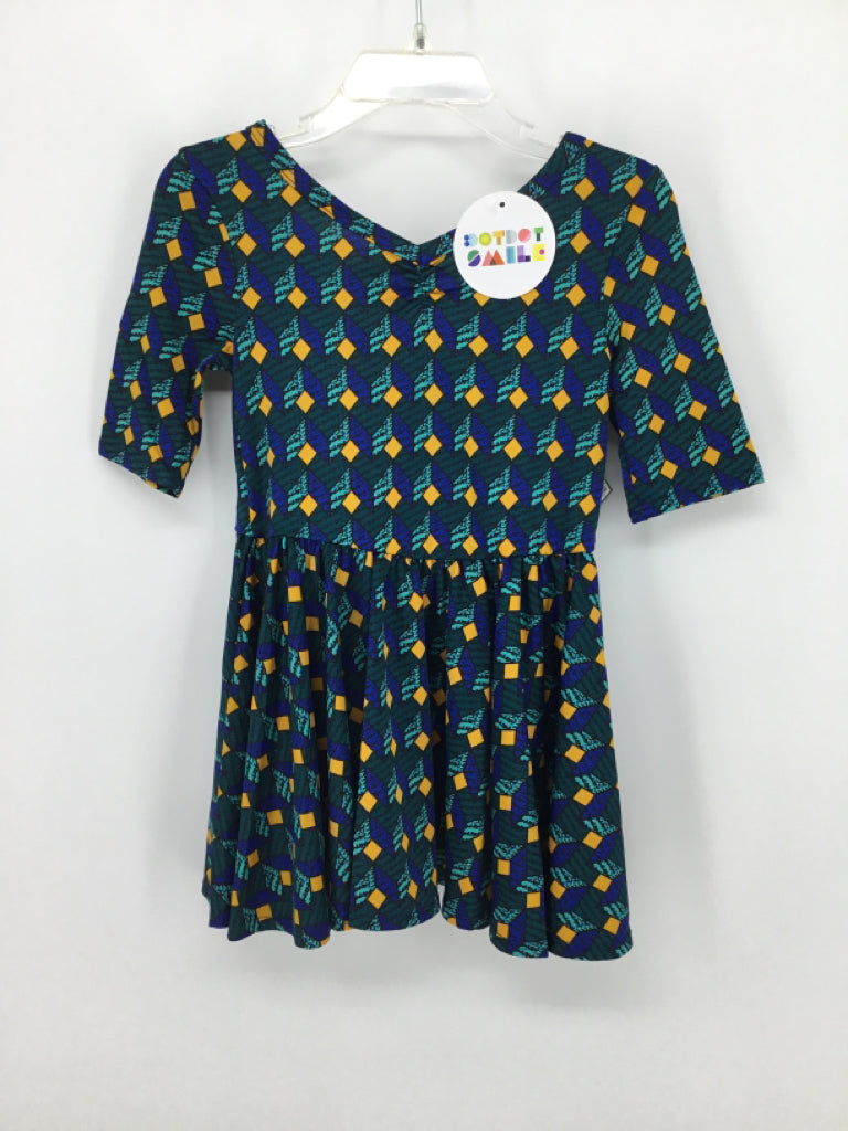 Dot Dot Smile Child Size 2 Blue Dress - girls