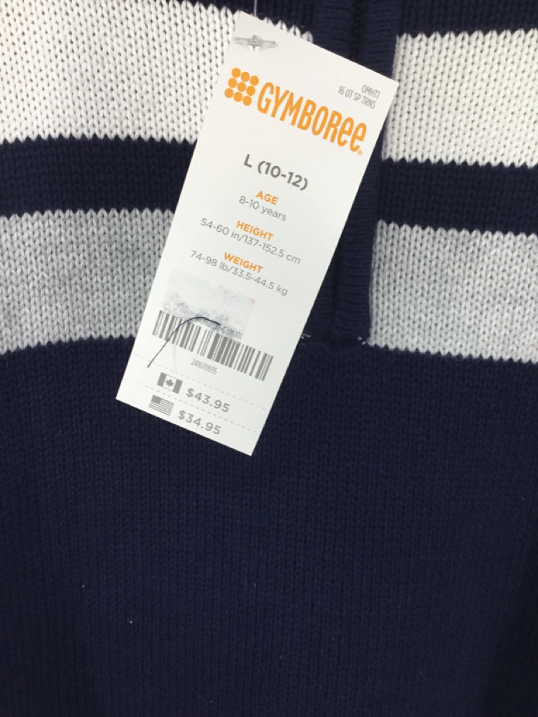 Gymboree Child Size 10 Navy Stripe Sweater - boys