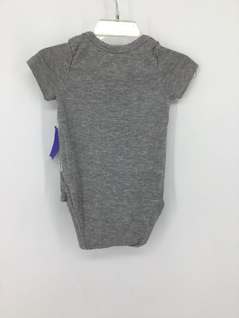 Little Sleepies + Star Wars Child Size 3-6 Months Gray Onesie