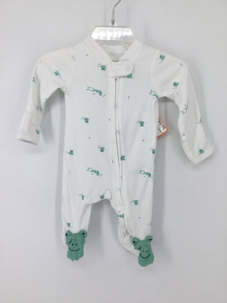 Just One You Made by Carters Child Size Newborn Green Sleepers