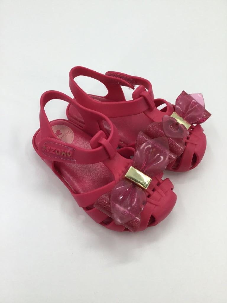 Zaxy Nina Child Size 7 Toddler Pink Sandals/Flip Flops