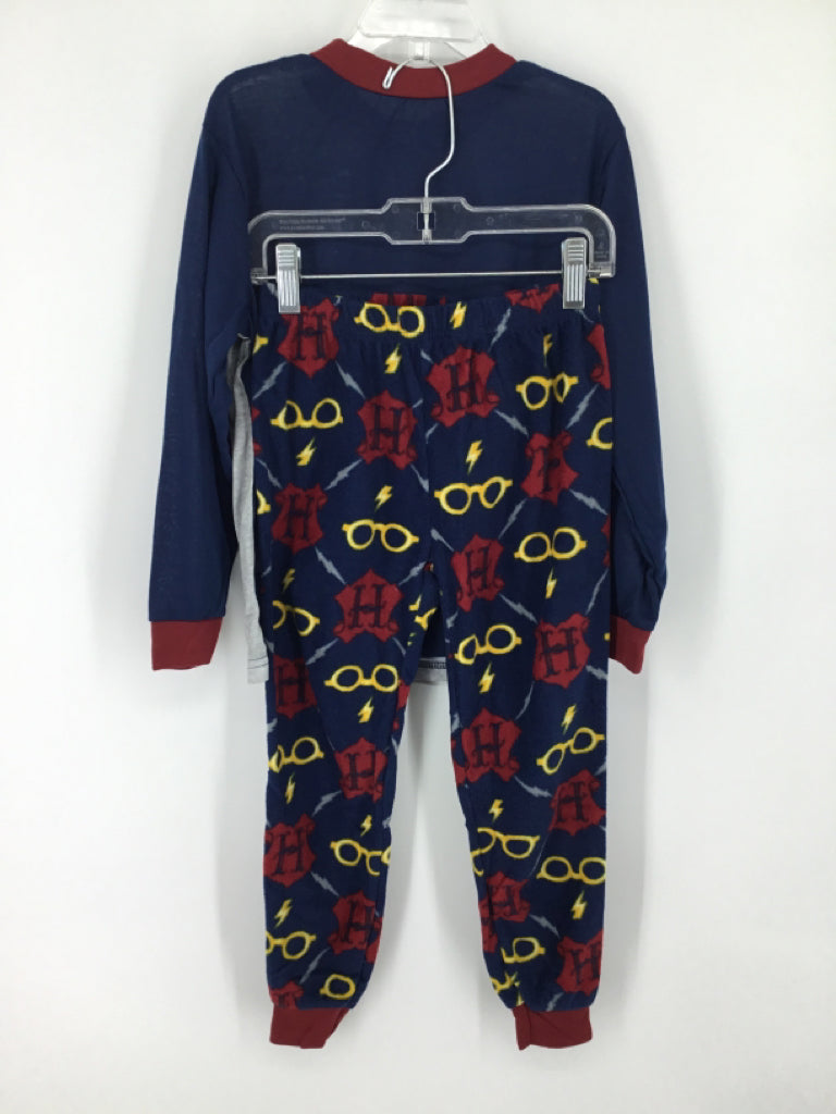 Harry Potter Child Size 5 Navy Character Pajamas - boys