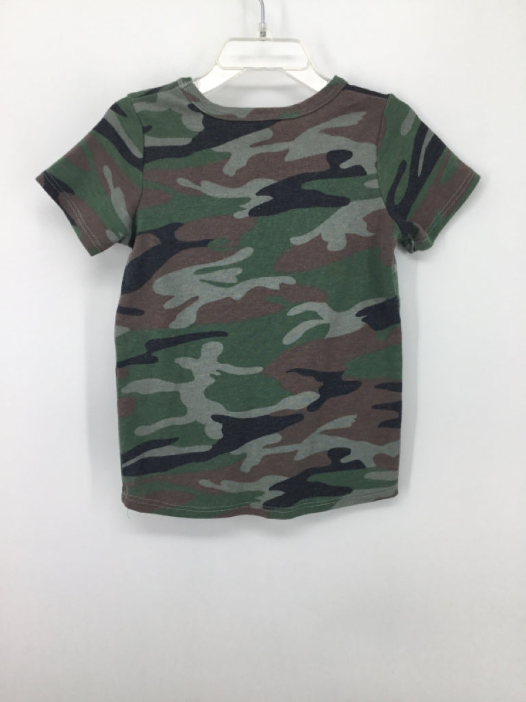 Childhoods Child Size 3 Green Camoflage T-shirt - boys