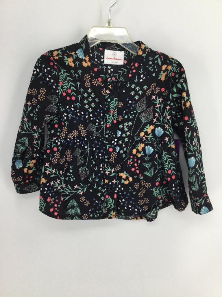 Hanna Andersson Child Size 3 Black Shirt - girls