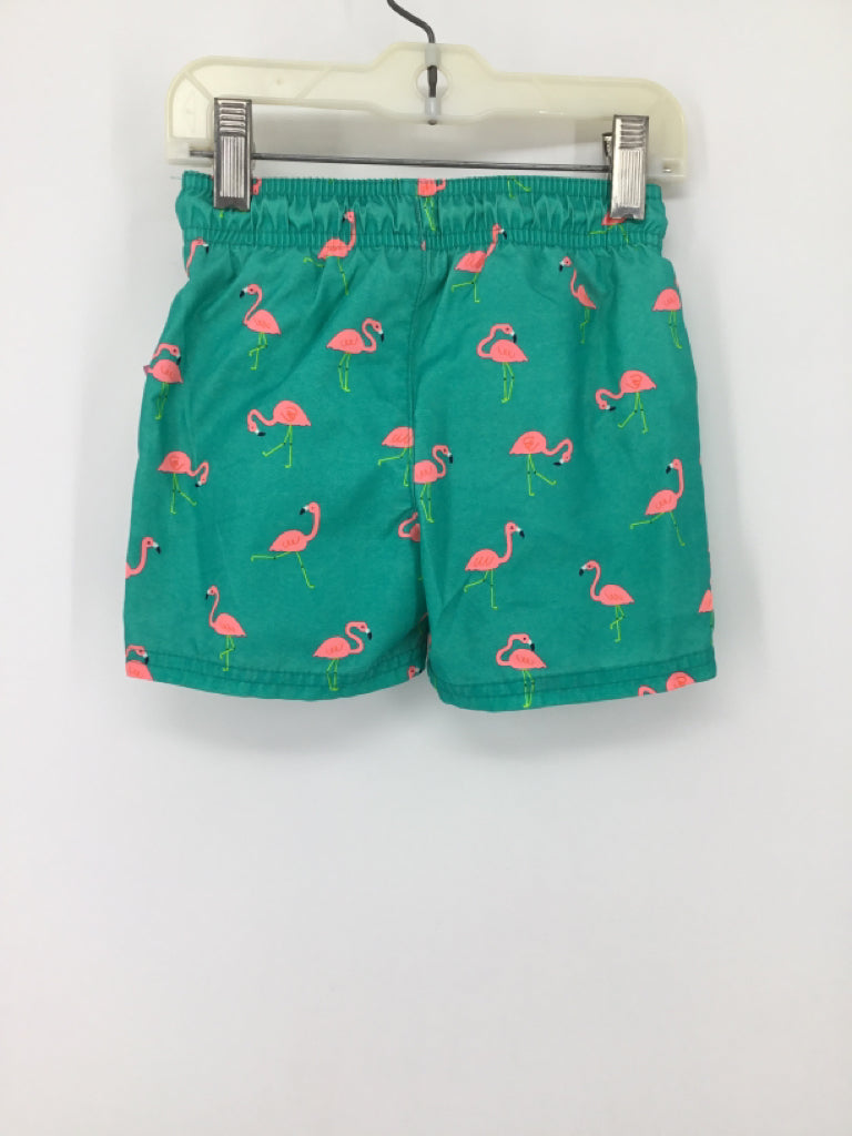 Cat & Jack Child Size 12 Months Green Print Swimwear - boys