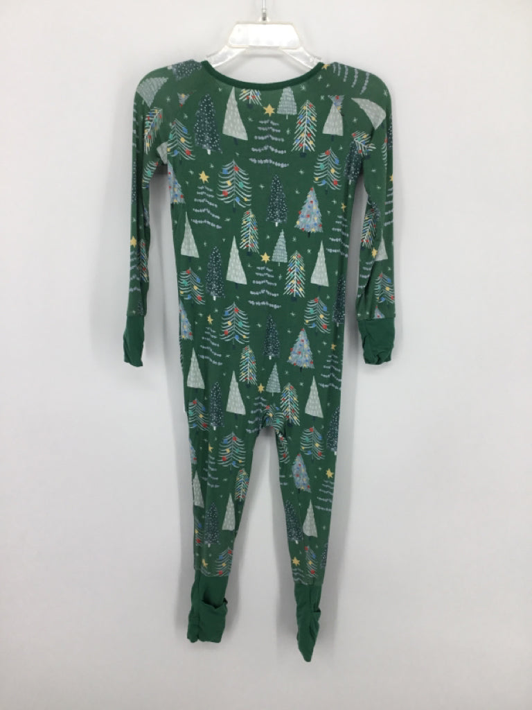 Little Sleepies Child Size 18-24 Months Green Christmas Pajamas