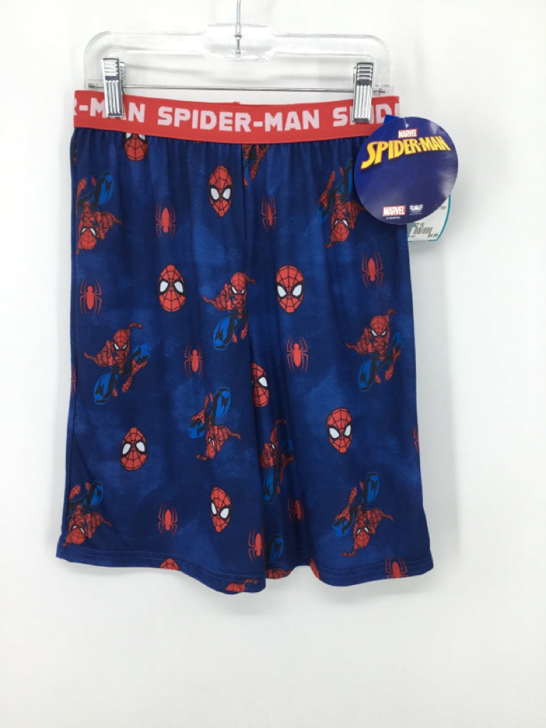 Marvel Child Size 10 Blue Character Pajamas - boys