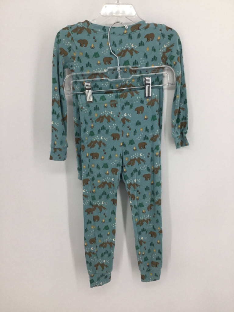 Rugged Butts Child Size 2 Blue Print Pajamas - boys
